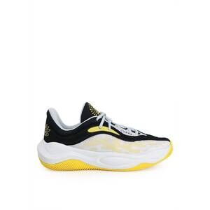 NEW UNDER ARMOUR unisex curry splash 25 shoes in black/white/taxi
